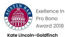 austin-bar-association-excellence-in-pro-bono-award-2018-kate-lincoln-goldfinch