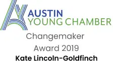 austin-young-chamber-changemaker-award-2019-kate-lincoln-goldfinch