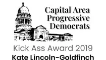 capital-area-progressive-democrats-kick-ass-award-2019-kate-lincoln-goldfinch